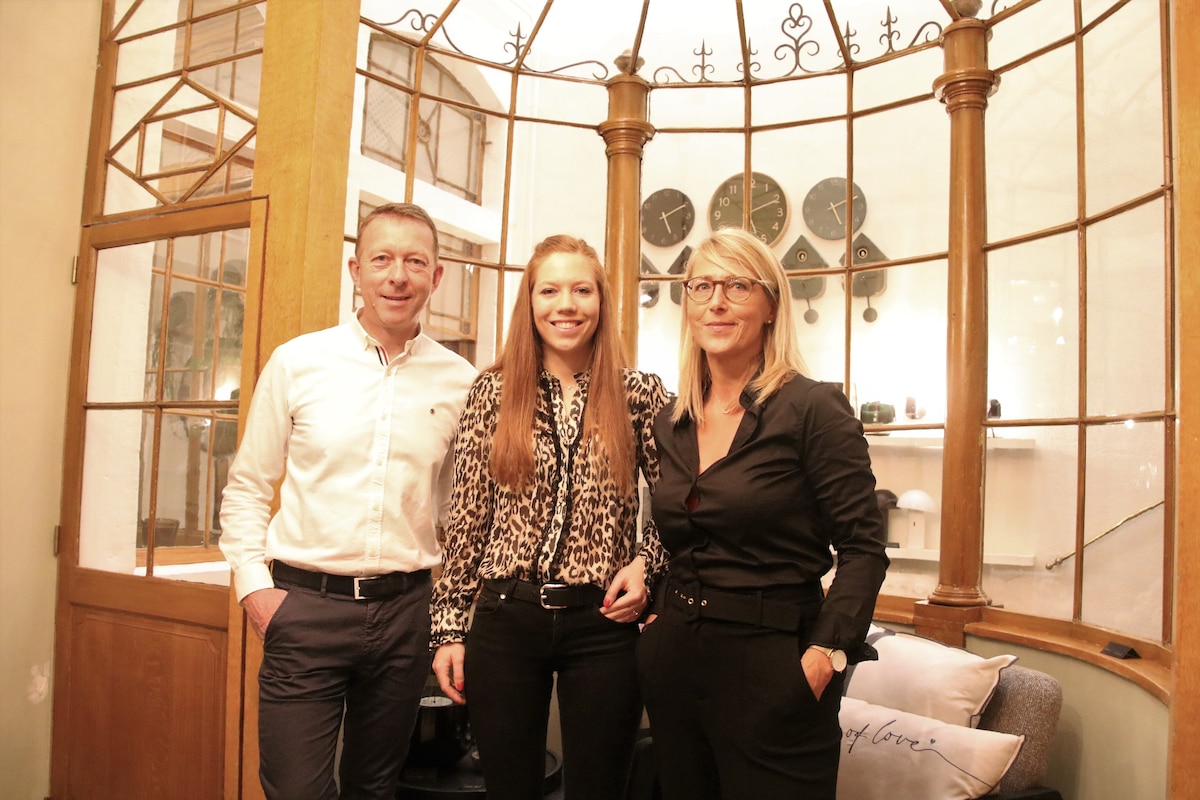 Louise Joris est soutenue par ses parents pour lancer son projet «Louise au Sablon».
