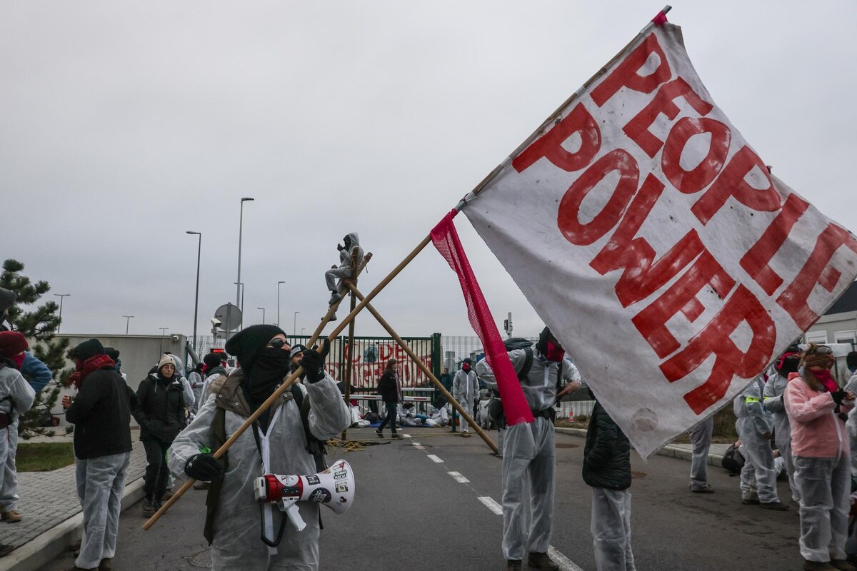Le mouvement de désobéissance civile Code Rouge, les 16 et 17 décembre 2023.