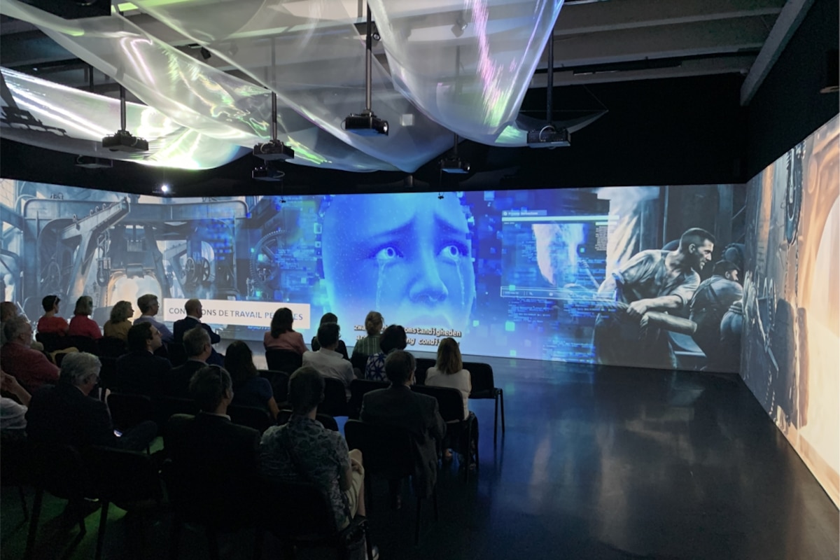 Le Mémorial 1815 proposera, jusqu’à la fin 2027 au moins, ce vidéo mapping immersif et interactif.