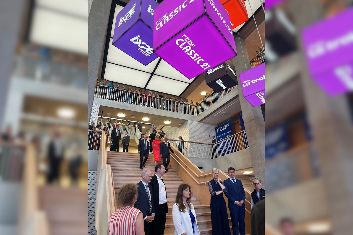 Visite royale ce jeudi 18 juin 2026 dans les nouveaux locaux de la RTBF.