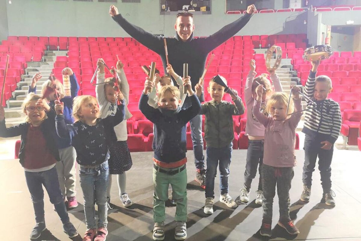 Les jeunes musiciens au centre culturel de Mouscron