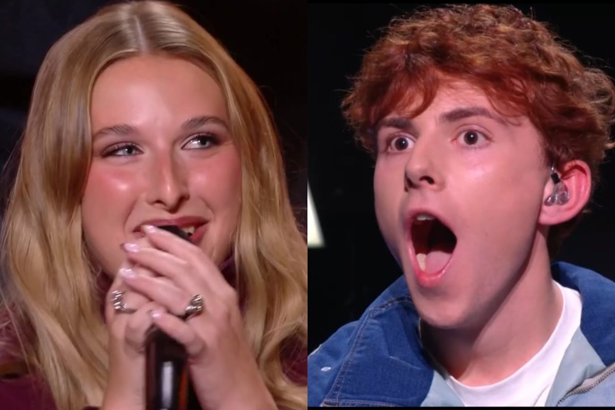 Les Belges Héléna et Brieuc à la Star Academy.